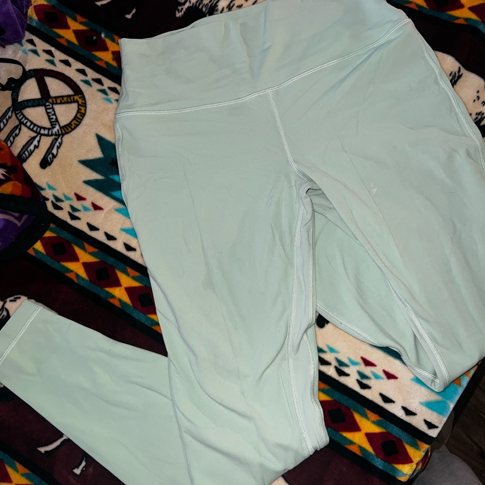 Light Green High-Waisted Leggings
